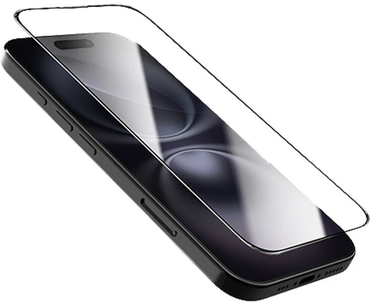 Nillkin Apsauginis stiklas 2.5D CP+ PRO juodas iPhone 16 Plus (su aplikatoriumi)