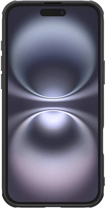Nillkin Super Frosted PRO Magnetic Back iPhone 16 Plus dėklas telefonui juodos spalvos