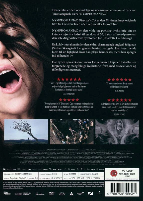 Nimfomanė režisieriaus versija. - DVD