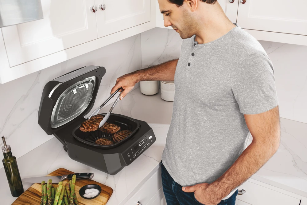 Daugiafunkcinis puodas Ninja 5-in-1 Grill & Air Fryer EG351EU