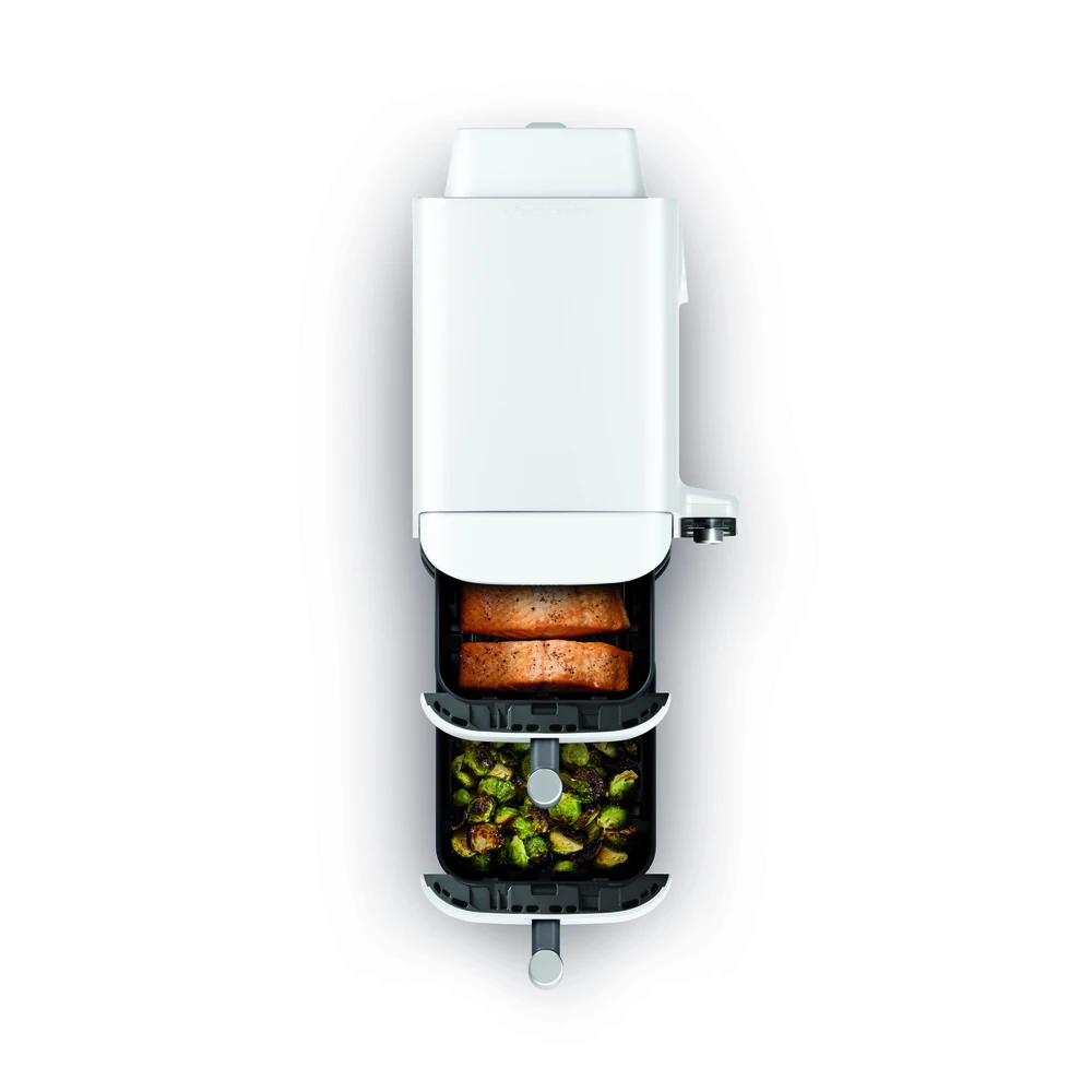 Karšto oro gruzdintuvė Ninja Double Stack XL, 2 lygių, 9,5 l, SL400EU, balta