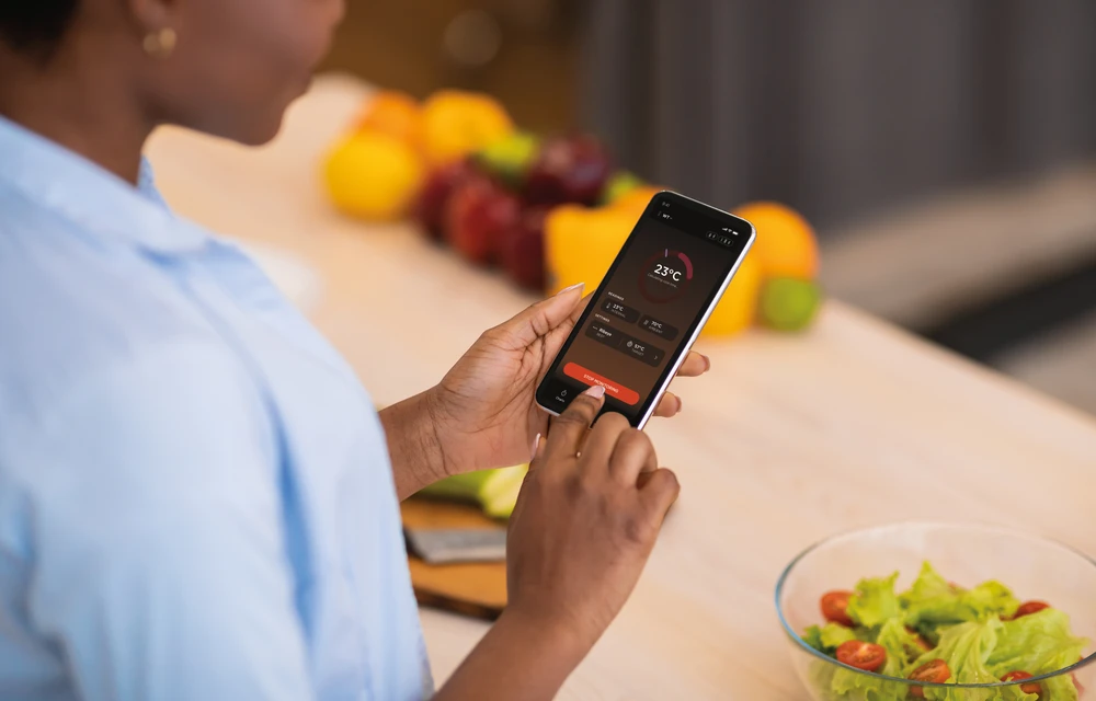Ninja belaidis mėsos termometras su Bluetooth, atsparus vandeniui, 30 h baterija, WP100EU