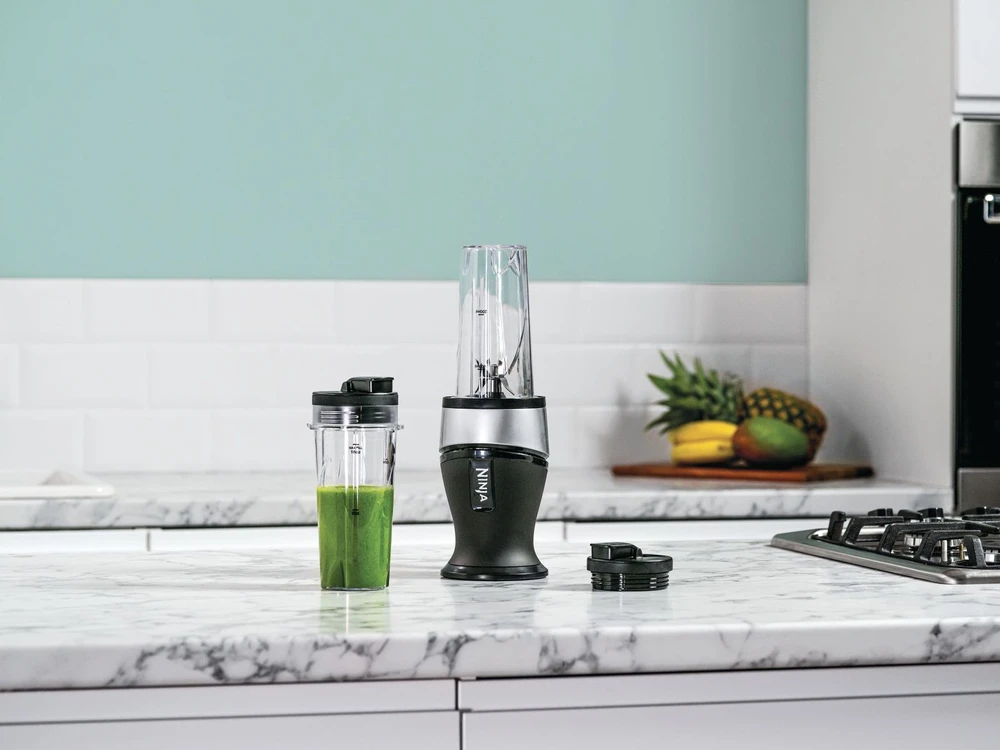 Ninja Kitchen Kokteilių plaktuvas QB3001EUS, Juodos / Sidabrinės spalvos