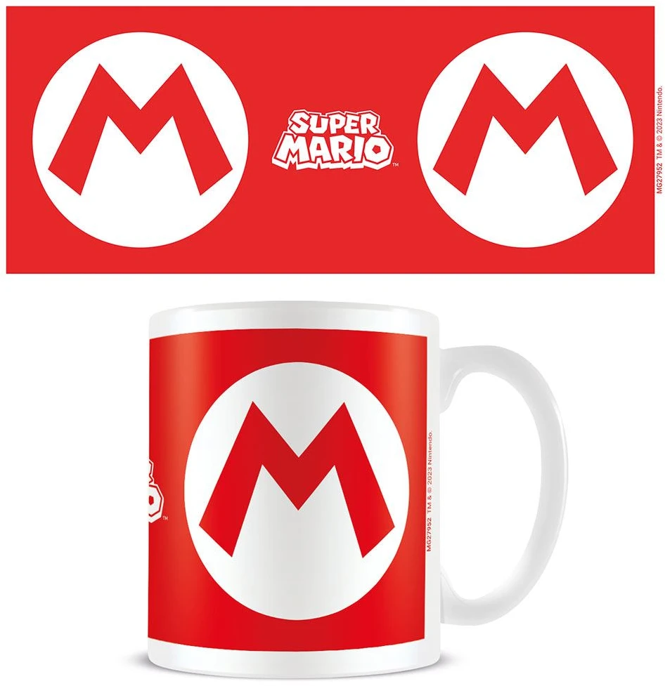 Gertuvė Nintendo - Super Mario baltas puodelis su kapsulėmis - baltas