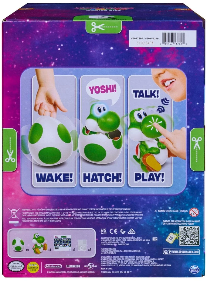 SUPER MARIO Interaktyvus kiaušinis „Yoshi“