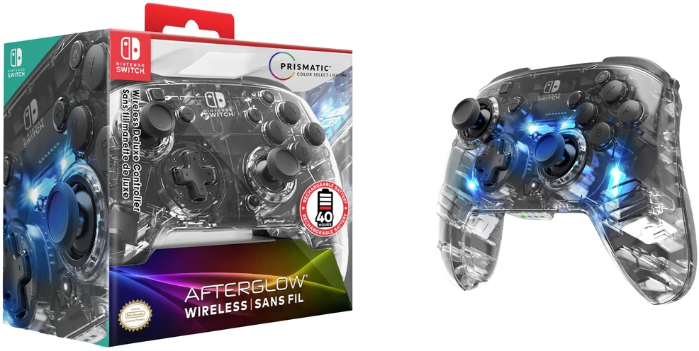 Senti PDP Faceoff Deluxe+ Audio - Afterglow belaidis valdiklis skirtas Nintendo Switch