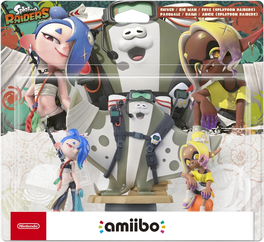 Nintendo, Amiibo Amiibo Shiver, Big Man ir Frye (Splatoon Raiders)