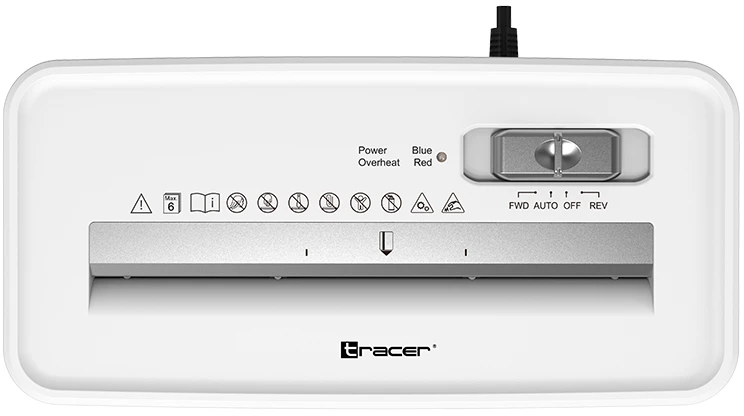 Tracer Razor 3 dokumentų smulkintuvas Baltas