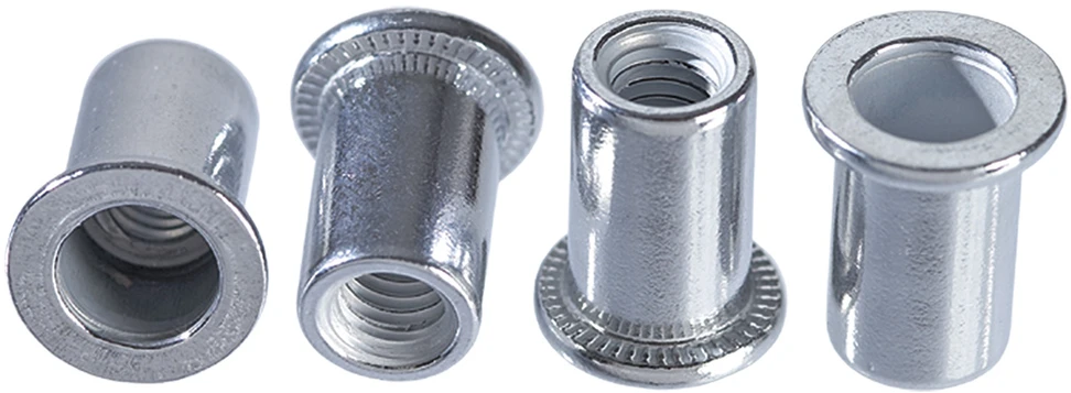 Nitonakrętki Aliuminio kniedžių veržlės M3, 20 vnt.