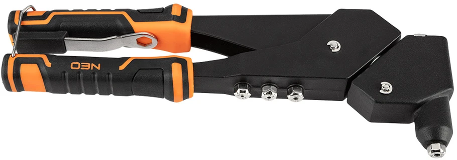 Nitownica Kniedžių pistoletas plieninėms ir aliumininėms kniedėms 2,4/3,2/4,0/4,8 mm, daugiapakopis