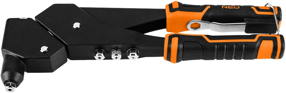 Nitownica Kniedžių pistoletas plieninėms ir aliumininėms kniedėms 2,4/3,2/4,0/4,8 mm, daugiapakopis