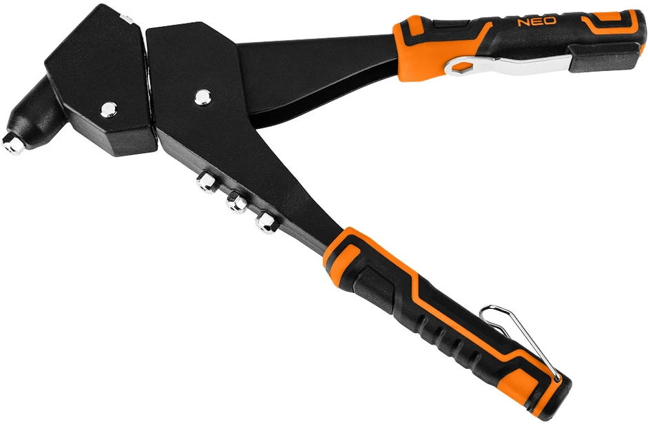 Nitownica Kniedžių pistoletas plieninėms ir aliumininėms kniedėms 2,4/3,2/4,0/4,8 mm, daugiapakopis