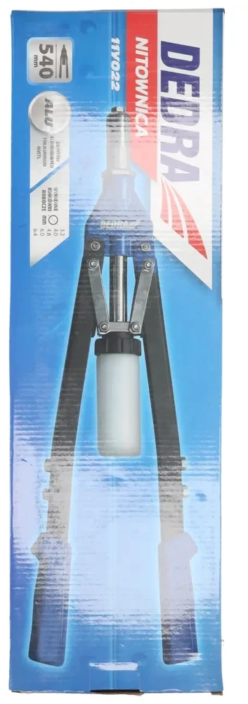 Dedra Priekinis kniedijimo irankis aliuminio kniedemsilgis 540mm