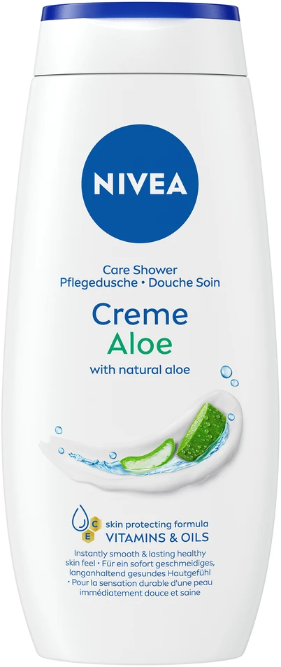 Nivea Creme Aloe Dušo želė dušo kremas su alaviju, 250 ml