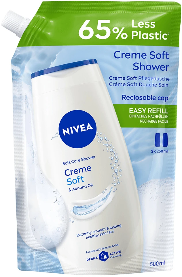 Nivea - Creme Soft papildymas - 500 ml
