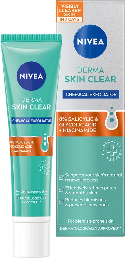 Nivea DERMA Activate cheminis šveitiklis, 40 ml