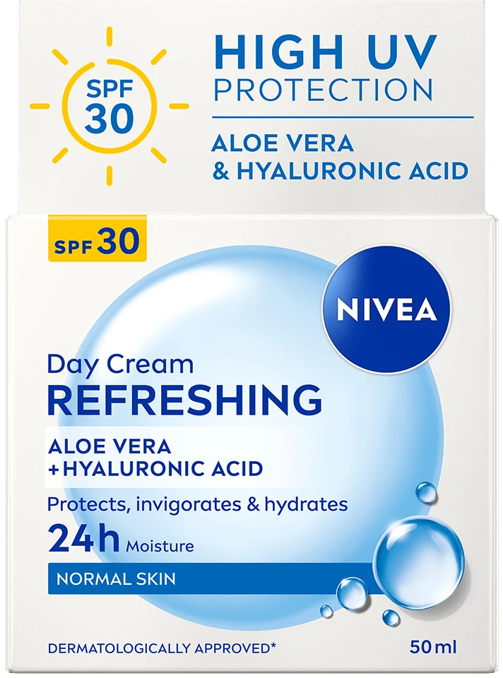 Nivea - Gaivinantis dieninis kremas normaliai odai SPF30 - 50 ml