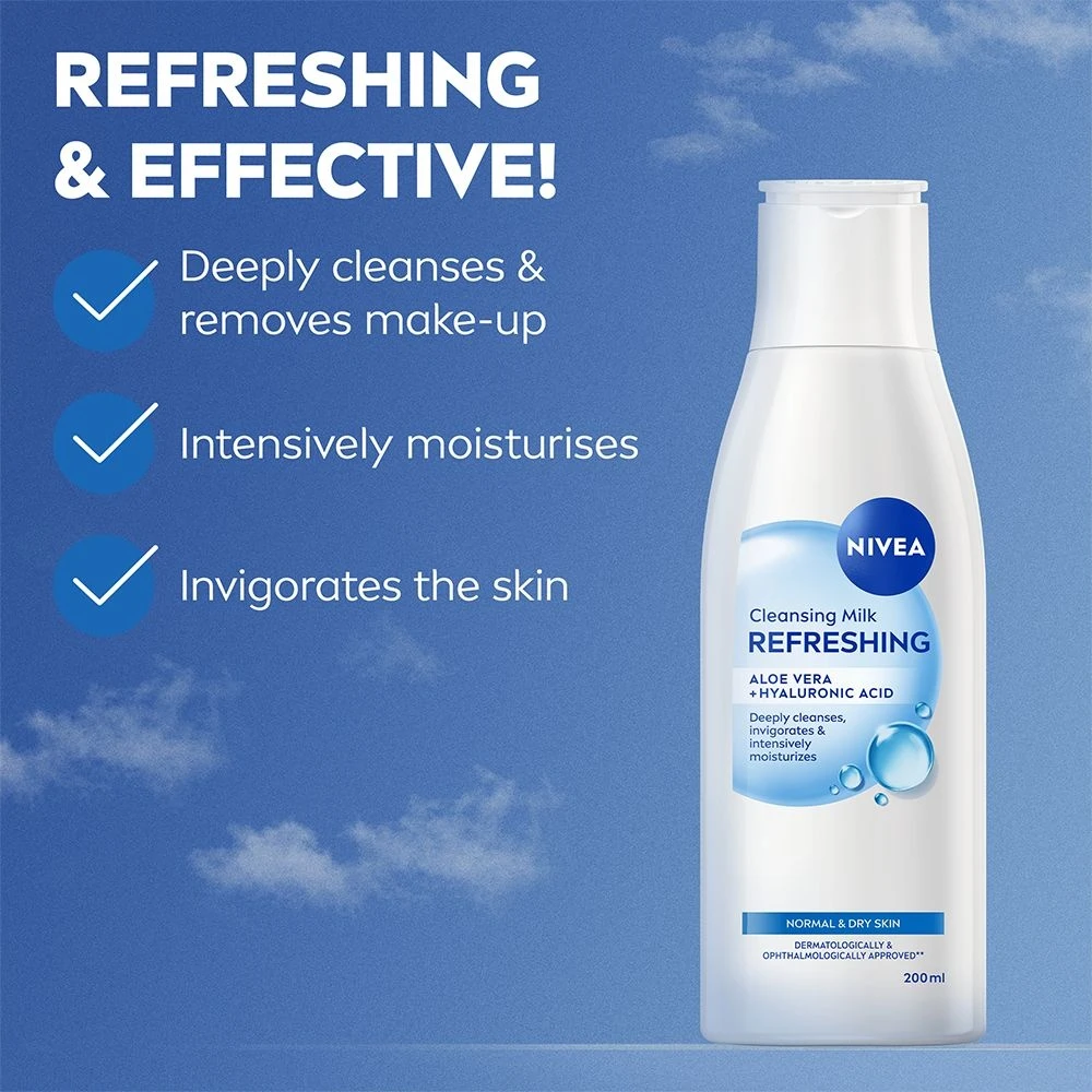 Nivea gaivinantis valomasis pienelis, 200 ml