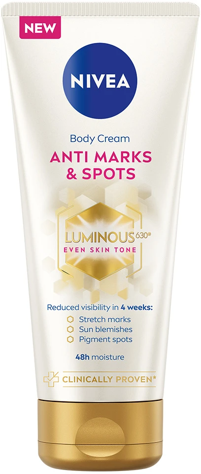 Nivea Luminous630 kūno kremas nuo žymių ir dėmių, 200 ml