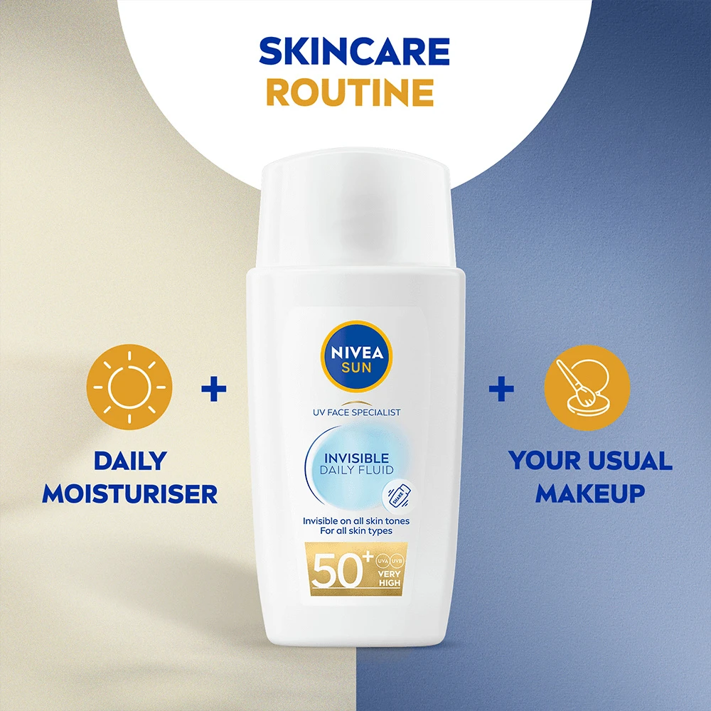Nivea odos kremas Specialist Invisible Fluidas SPF 50+ 40 ml