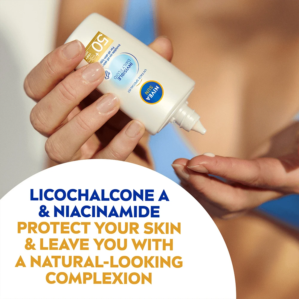 Nivea odos kremas Specialist Invisible Fluidas SPF 50+ 40 ml