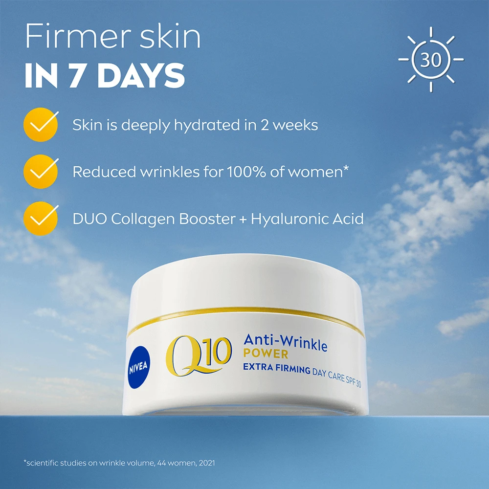 Nivea Q10 dieninis kremas nuo saulės SPF30, 50 ml