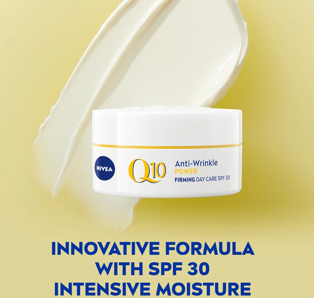Nivea Q10 dieninis kremas nuo saulės SPF30, 50 ml