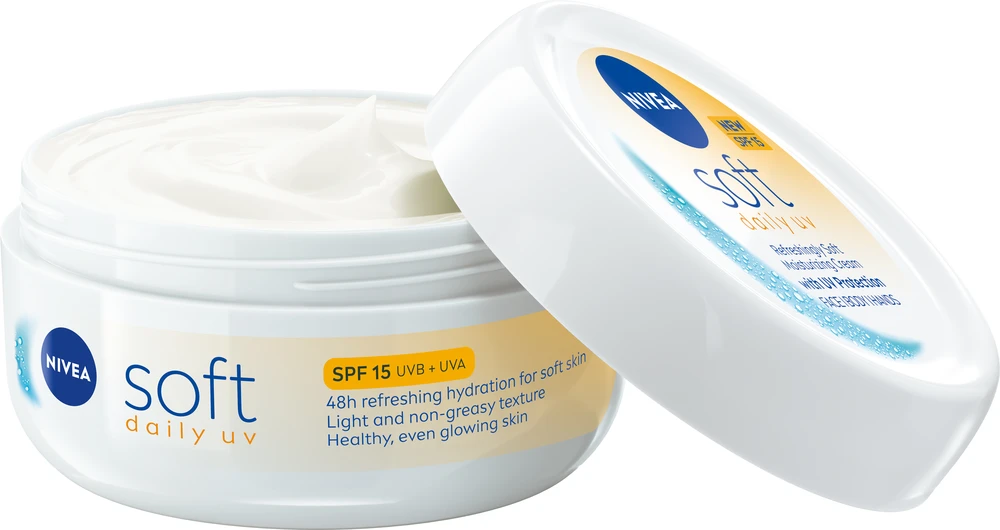 Nivea – švelnus kasdienis apsauginis kremas nuo saulės su SPF 15, 100 ml