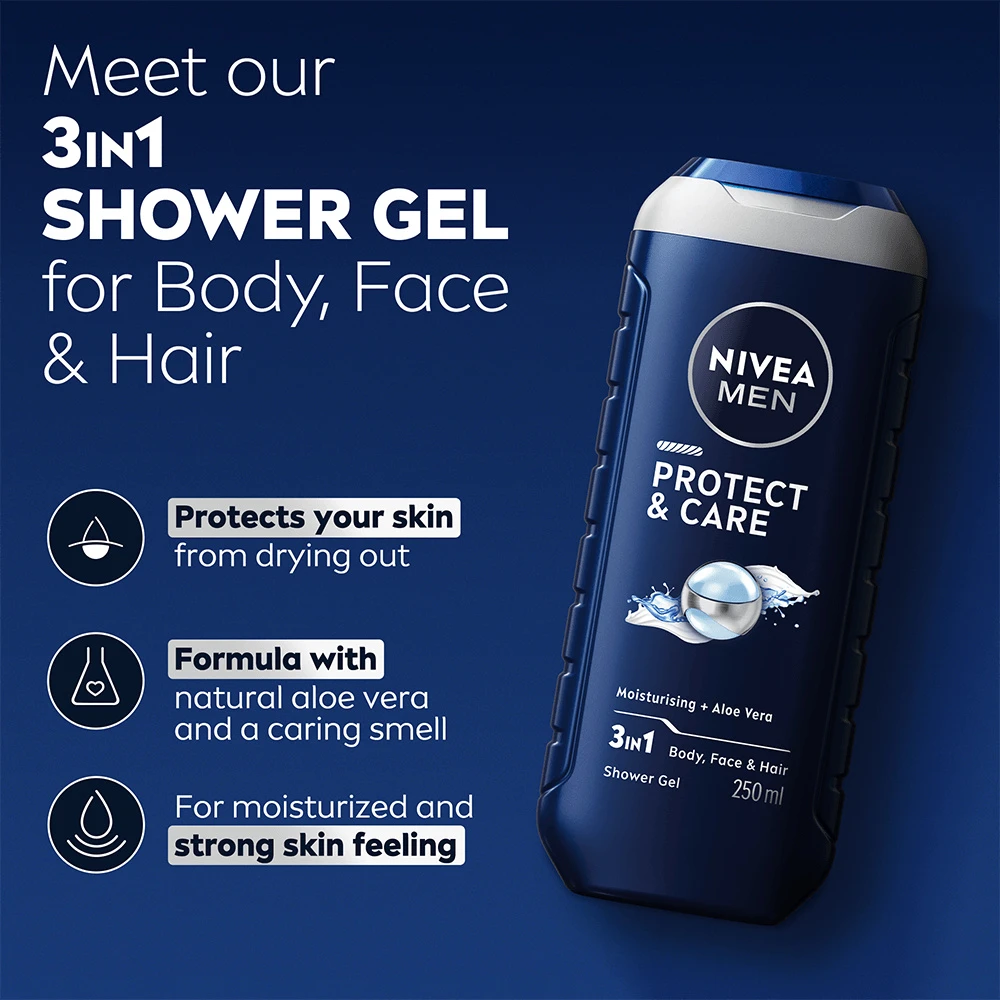 Nivea - Vyrams - Apsauga ir priežiūra - 250 ml
