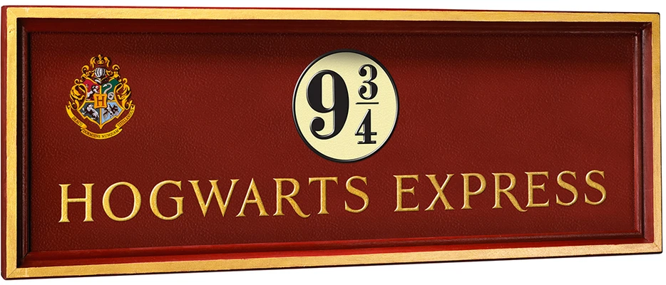 „Noble Collection“ – Haris Poteris – Hogvartso 9 3/4 ženklas