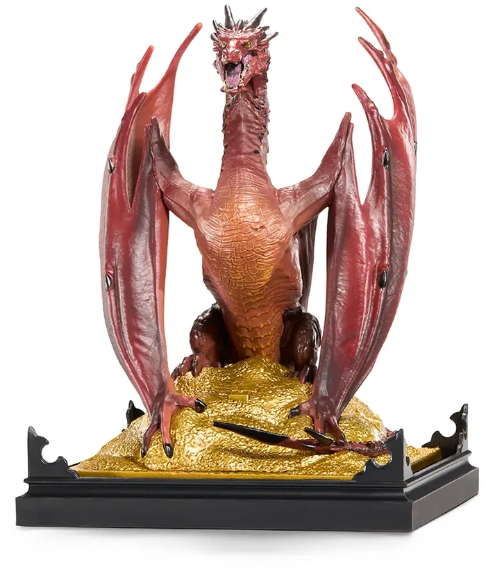 The Noble Collection France Smaug Diorama - Bilbo the Hobbit - Collector's Figurine