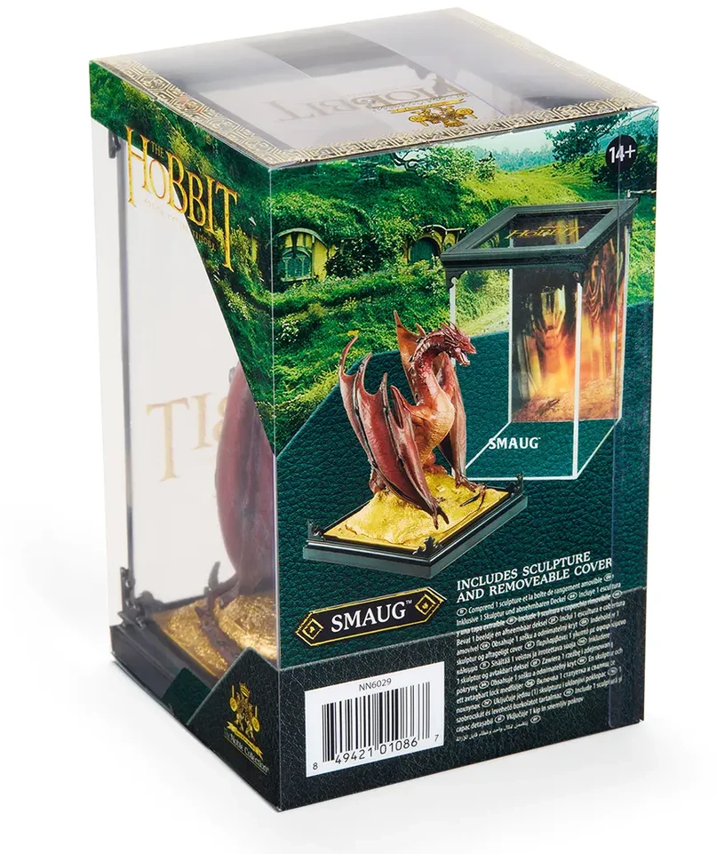 The Noble Collection France Smaug Diorama - Bilbo the Hobbit - Collector's Figurine