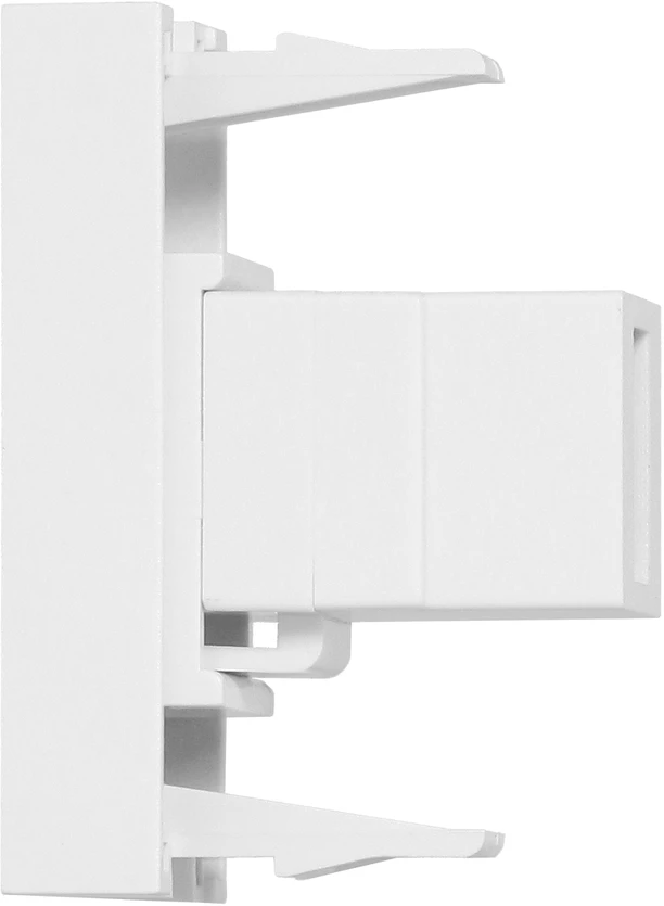 Orno NOEN USB data, modulinis lizdas 22,5x45 mm USB data 2.0, tarpiklis, baltas