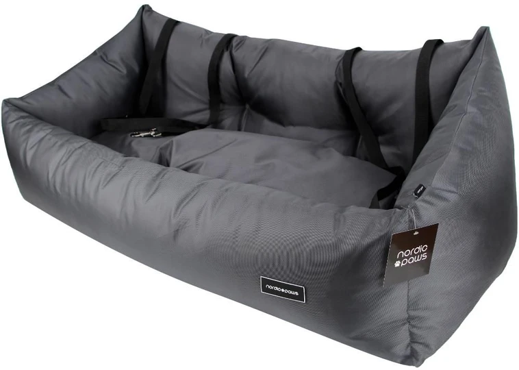 „Nordic Paws“ – „Hercules“ automobilinė kėdutė – juoda – XXL 113 x 47 cm