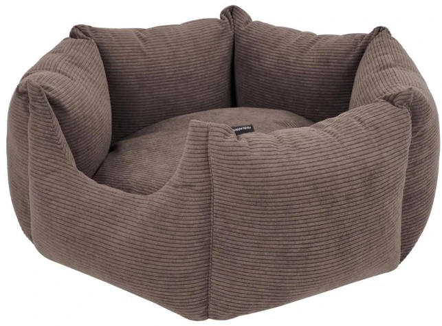 „Nordic paws“ šuns guolis „ComfyHex“ – rudas – didelis, 75 x 75 x 25 cm