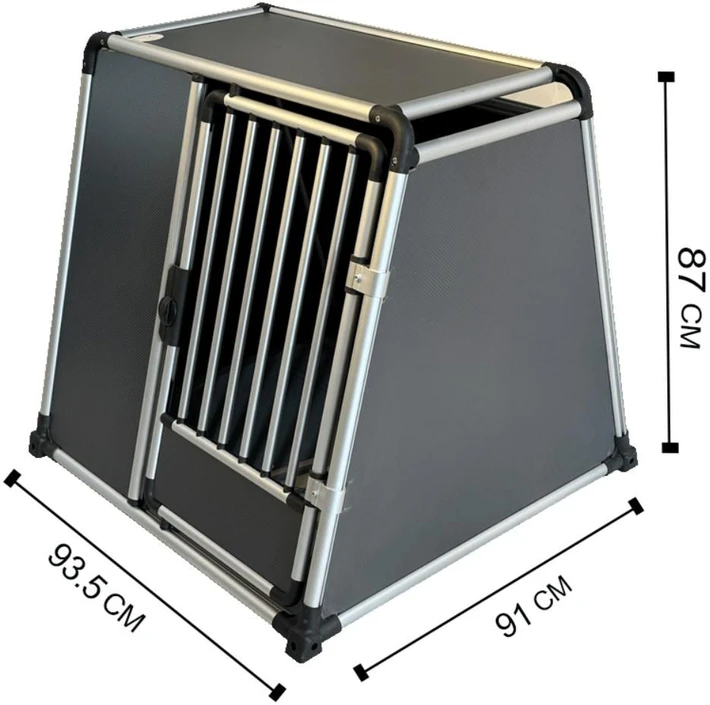 Nordic Paws - Transportavimo narvas - Alu - XXXL - 93x91x87cm
