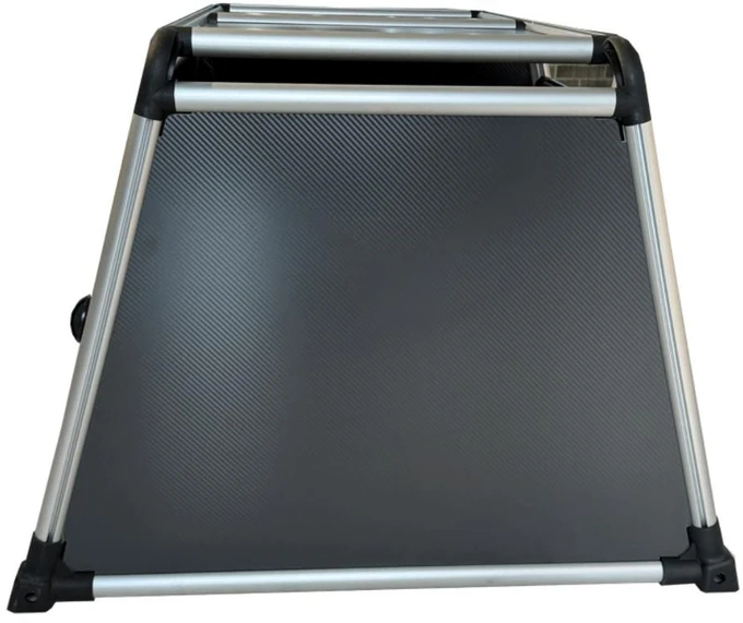 Nordic Paws - Transportavimo narvas Alu Double - 2x45cm/2x44cm/88cm/45cm/64cm