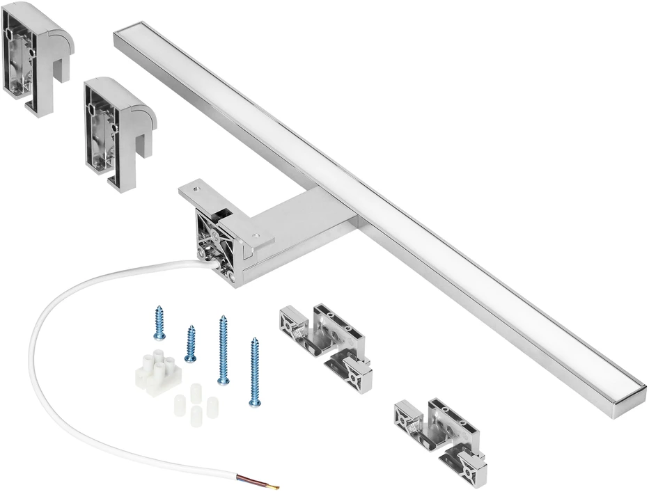 Lubinis šviestuvas Orno NORTES LED 12W, veidrodinė lempa, 900lm, 4000K, ilgis 50 cm, aliuminis