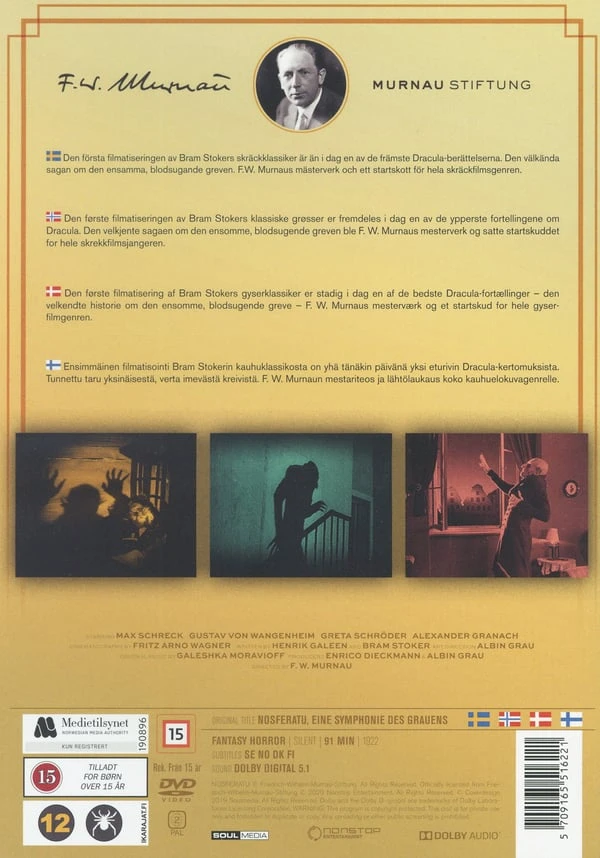Nosferatu (FW Murnau) KULTINĖ KLASIKA