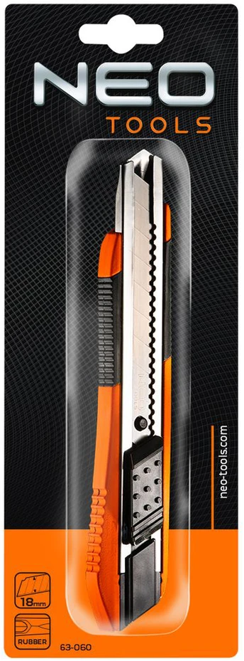 Nóż Peiliukas su nulaužiama geležte NEO Oranžinis 18mm