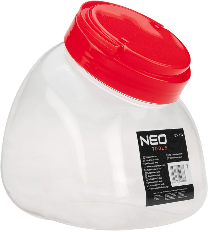 Nóż Mini trapecijos formos peilis + 4 ašmenys stiklainyje, po 30 vnt.