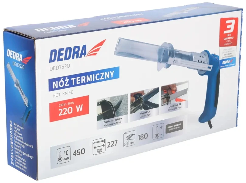 Dedra Peilis term Polister 220W max temp 420C