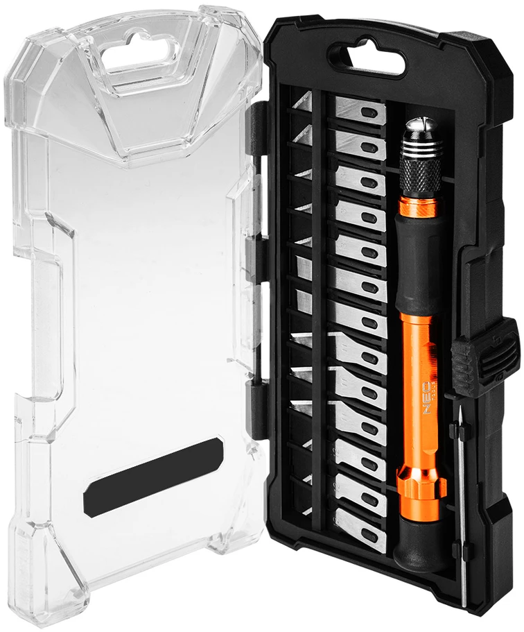 Noze Tiksliųjų peilių rinkinys NEO TOOLS 63-023 (14 vnt.)