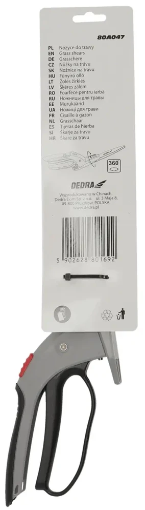 Dedra Nożyce 350 mm žolės žirklės