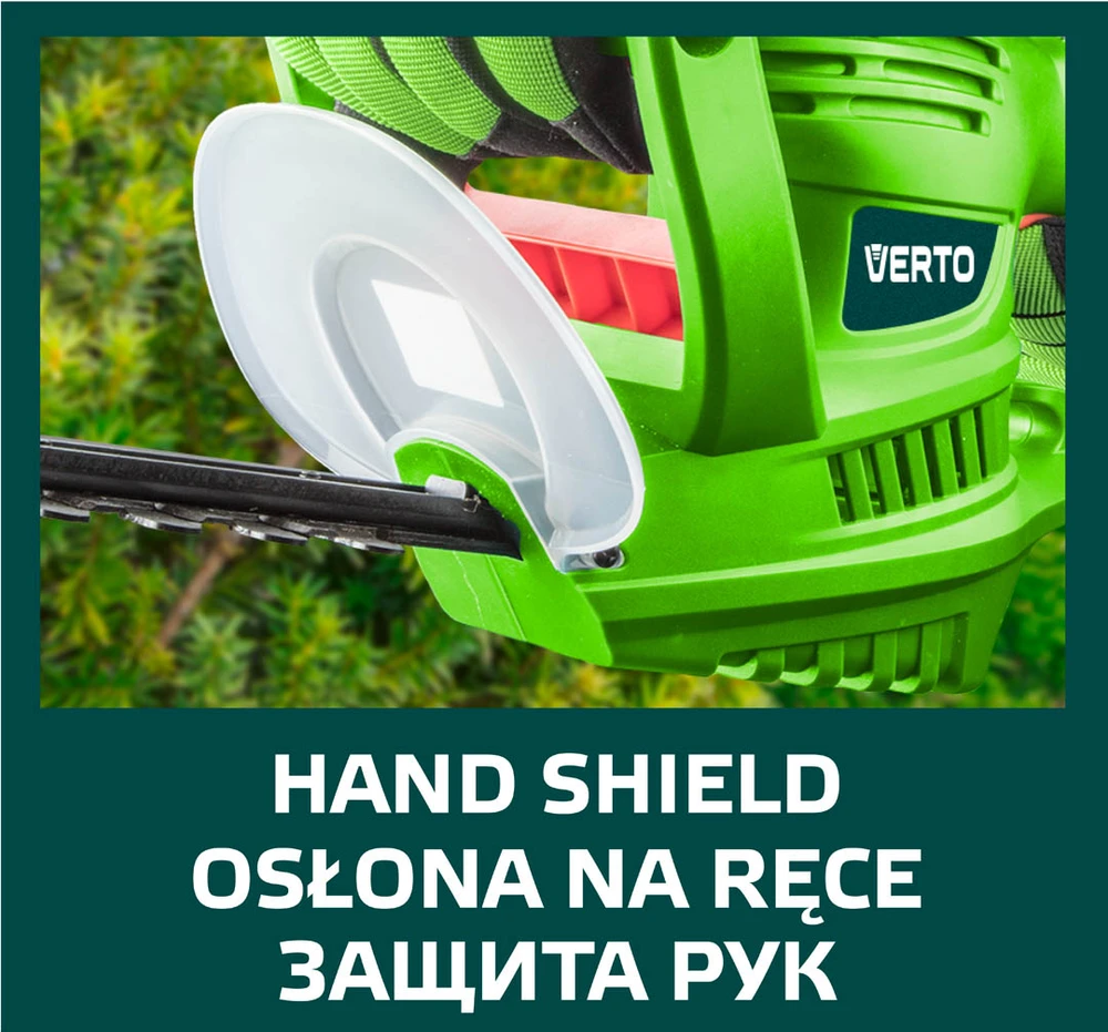 Elektrinės gyvatvorių žirklės Verto, 600W, 450mm