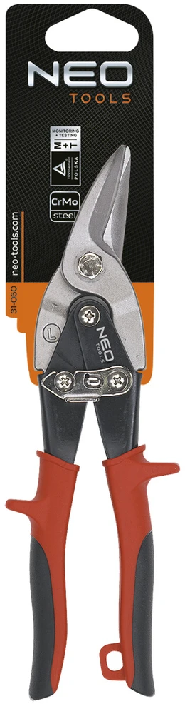 Top Tools Lakštinio metalo žirklės 250 mm, kair