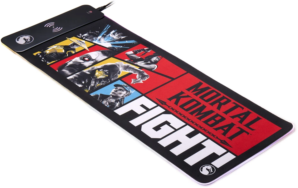 „Numskull Mortal Kombat“ – didelis žaidimų kilimėlis ir mobiliojo telefono įkroviklis