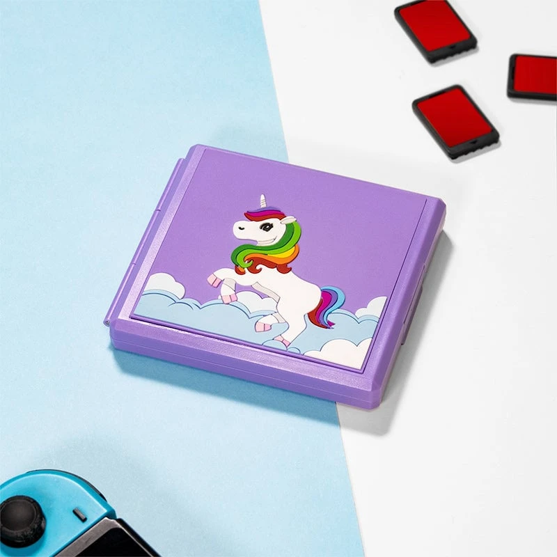 Numskull Nintendo Switch Unicorn žaidimų kortelių laikiklis