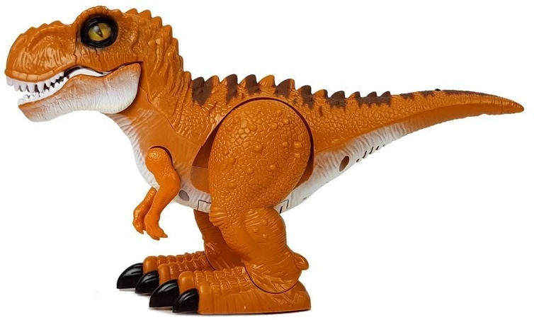 Nuotoliniu būdu valdomas dinozauras su šviesos ir garso efektais