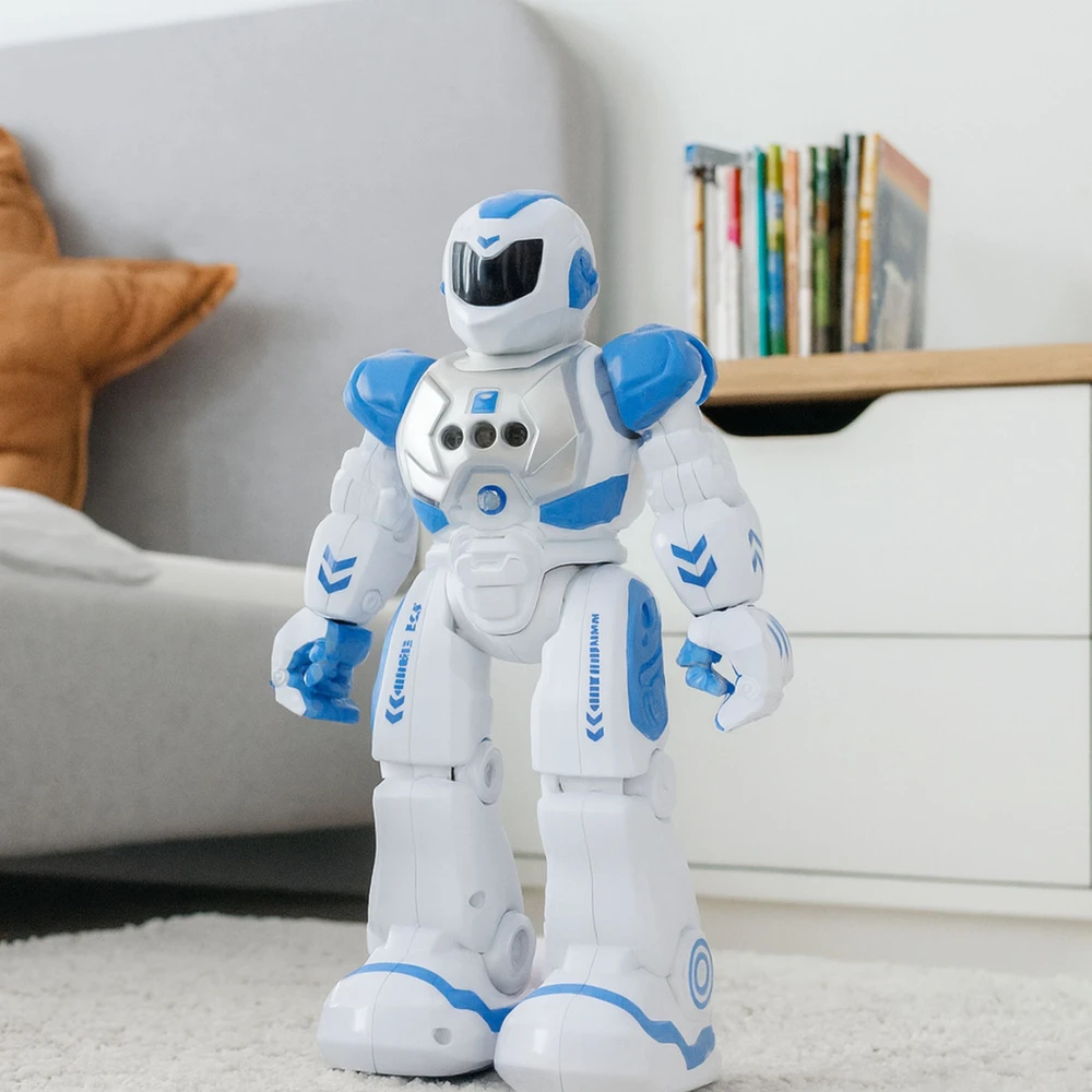Lean Toys Interaktyvus edukacinis robotas SMART BOT su kalbėjimo ir šokio funkcija